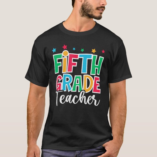Camiseta 5th Grade Teacher First Day of School Welcome Back (Anverso)
