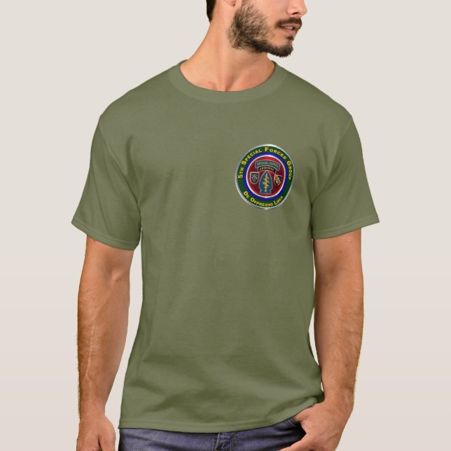 Camiseta 5th Special Forces Group Airborne (Anverso)