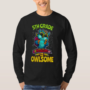 Camiseta 5to Grado Es Owlsome De Regreso A La Escuela Profe