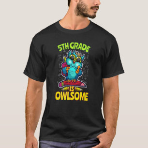 Camiseta 5to Grado Es Owlsome De Regreso A La Escuela Profe