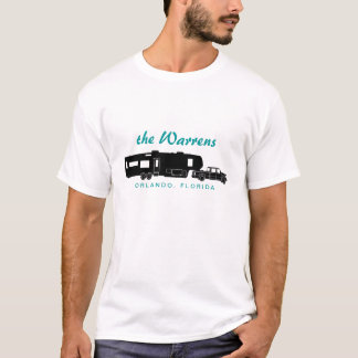 Camiseta 5to Gráfico de la silueta de la rueda rv