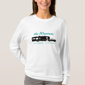 Camiseta 5to Gráfico de la silueta de la rueda rv