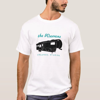 Camiseta 5to Gráfico de la silueta de la rueda rv