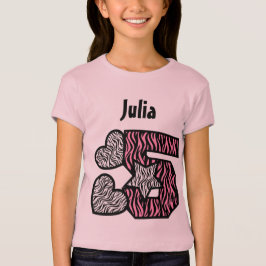 Camiseta 5to La cebra del cumpleaños raya 40F de cinco años