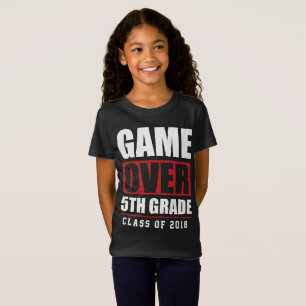 Camiseta 5to La escuela de la graduación del grado comienz