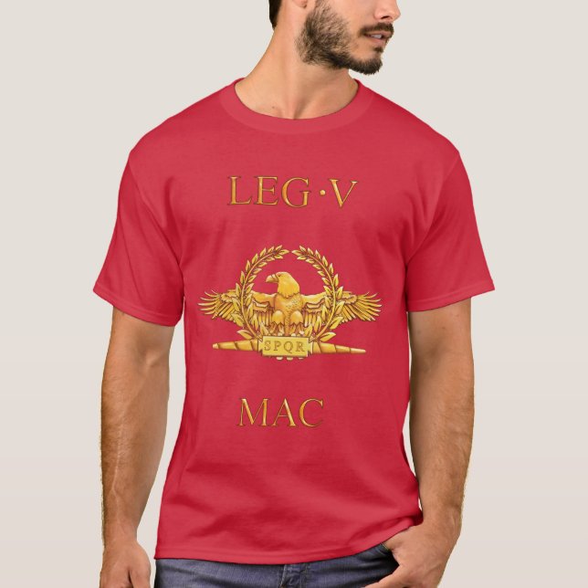 Camiseta 5to Legión romana V Macedonia (Anverso)