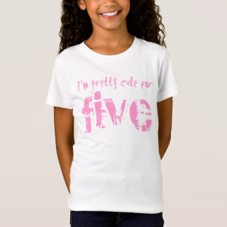 Camiseta 5to regalo de cumpleaños viejo de cinco años V011