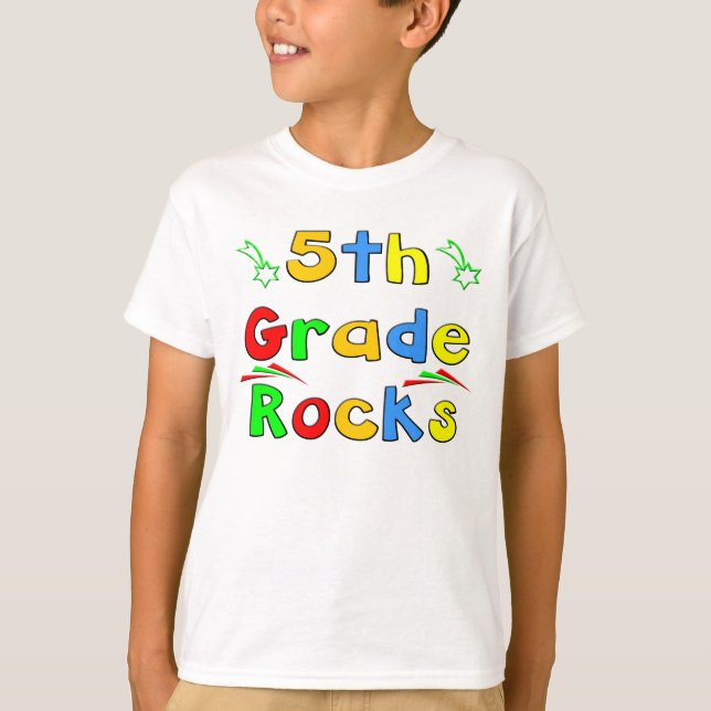 Camiseta 5to Rocas del grado (Anverso)