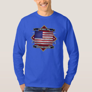 Camiseta 5to Voluntarios de New Hampshire del regimiento
