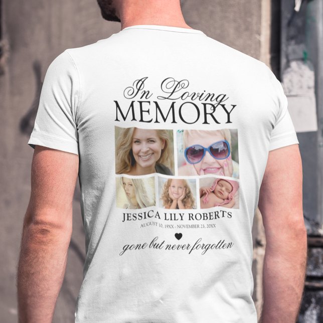 Camiseta 5x Imagen en memoria amorosa (Subido por el creador)