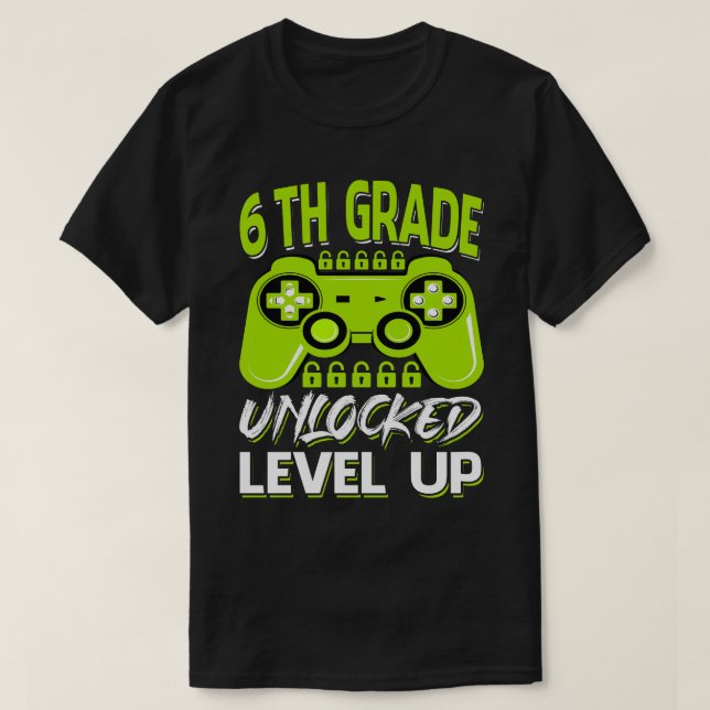 Camiseta 6º grado Niños maestros de juegos desbloqueados de (Diseño del anverso)