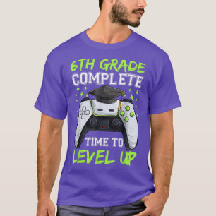 Camiseta 6º Grado Tiempo Completo de Nivel S, Niños Graduad