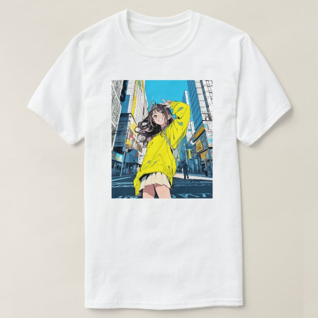 Camiseta 【6万人記念】寿司娘JK Tシャツ｜T-shirt GenerativeAI (Diseño del anverso)