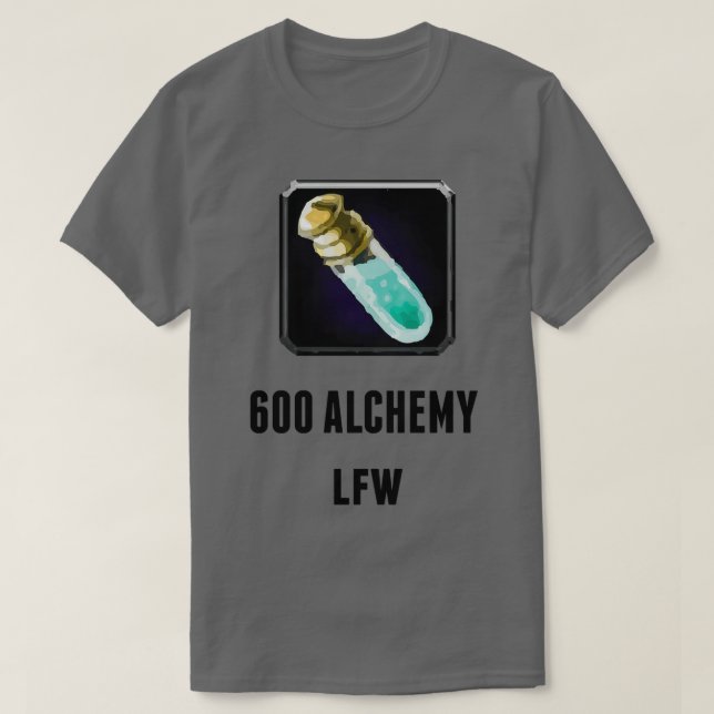 Camiseta 600 Alquimia LFW Negro (Diseño del anverso)