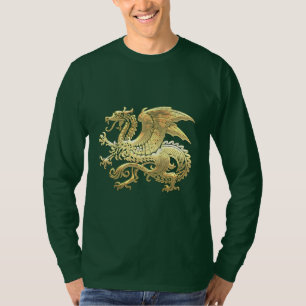 Camiseta [600] Dragón islandés, Landvættir [oro]