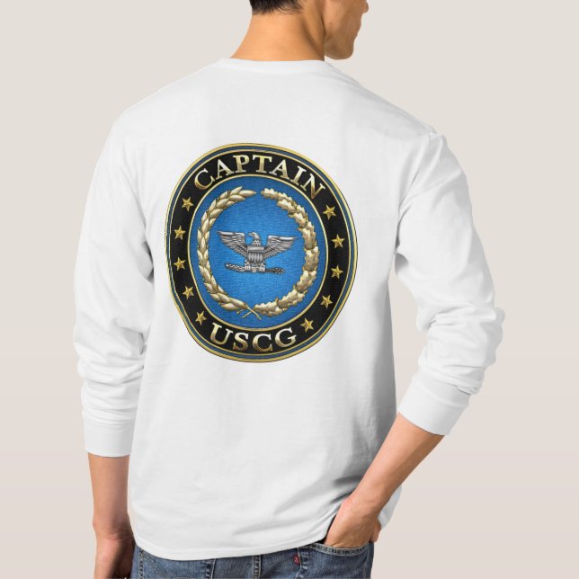 Camiseta [600] Guardacostas: Capitán (CAPT) (Reverso)