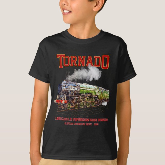 Camiseta 60163 Tornado Vintage Steam Train Locomotive (Anverso)