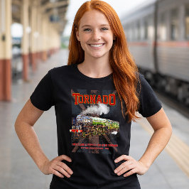 Camiseta 60163 Tornado Vintage Steam Train Locomotive