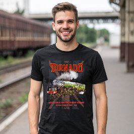 Camiseta 60163 Tornado Vintage Steam Train Locomotive