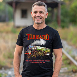 Camiseta 60163 Tornado Vintage Steam Train Locomotive