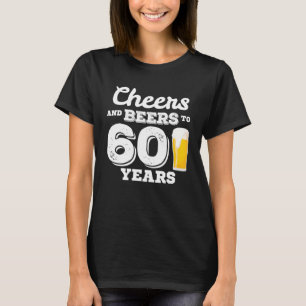 Camiseta 60.ª Alegría De Cervezas A Regalo De 60 Años