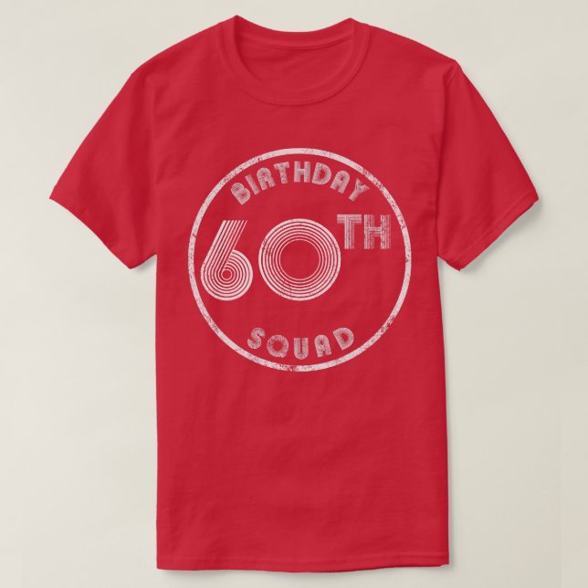 Camiseta 60.ª apariencia vintage (Diseño del anverso)