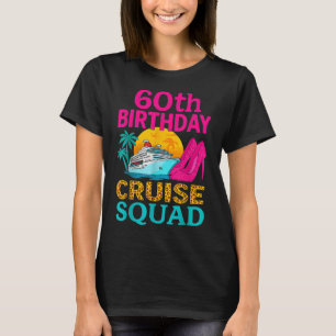 Camiseta 60.ª brigada de cruceros de cumpleaños de 60 años