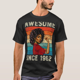 Camiseta 60.ª cosecha de natalidad impresionante desde 1962
