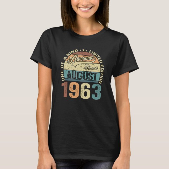 Camiseta 60.ª cosecha desde agosto de 1963 (Anverso)