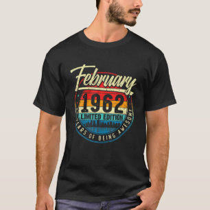 Camiseta 60.ª Decoraciones Febrero 1962 Hombres Mujeres 60