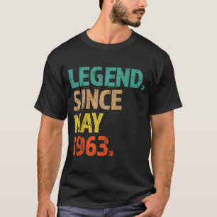 Camiseta 60.ª leyenda de cumpleaños desde mayo de 1963