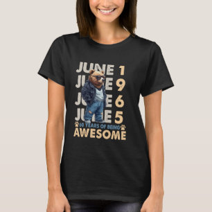 Camiseta 60.ª leyenda del oso de cumpleaños junio de 1965 6
