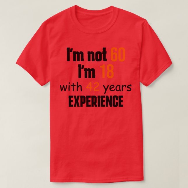 Camiseta 60.º cumpleaños 4 (Diseño del anverso)