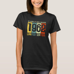 Camiseta 60.º cumpleaños 60 años atrás Retro Tees Limited