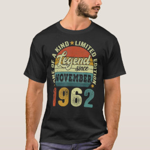 Camiseta 60.º cumpleaños 60 años de edad leyenda desde Nove