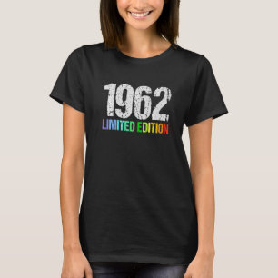 Camiseta 60.º cumpleaños damas hombres 60 años 1962 18