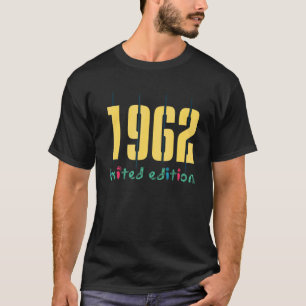 Camiseta 60.º cumpleaños damas hombres 60 años 1962 37
