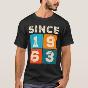 Camiseta 60.º cumpleaños increíble desde 1963