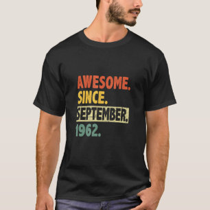 Camiseta 60.º cumpleaños retro 60 años de edad increíble de