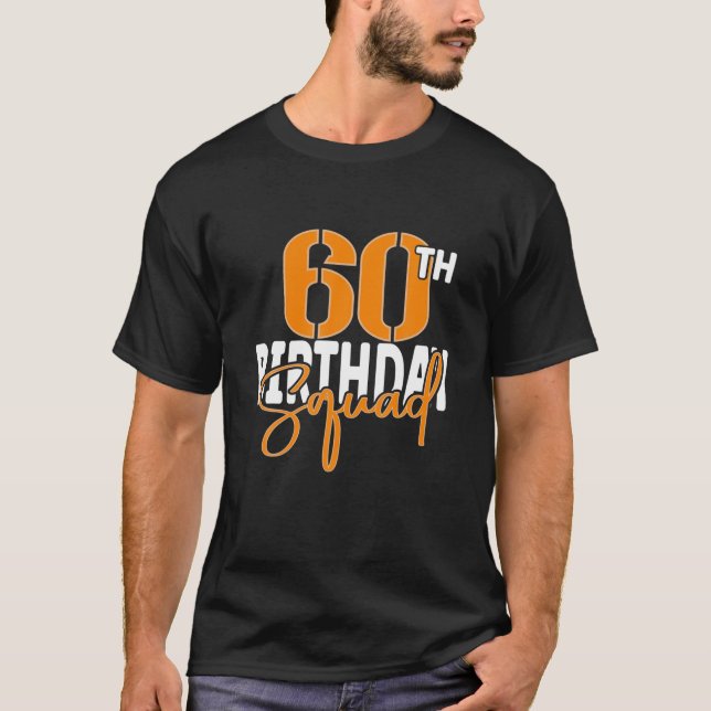Camiseta 60.º Grupo De Concordancia Familiar De Cumpleaños (Anverso)