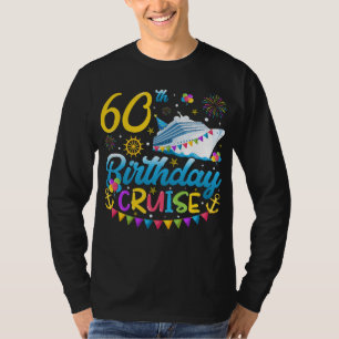 Camiseta 60.º Nacimiento Cruise B-Day Fiestas Hombres Larga