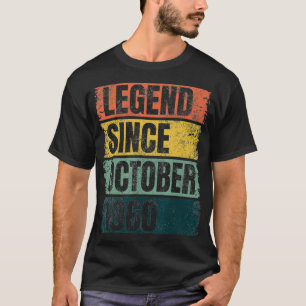 Camiseta 60.º regalo de cumpleaños 60 años de edad legendar