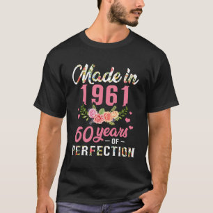 Camiseta 60.º Regalo De Cumpleaños Hecho En 1961 60 Años De