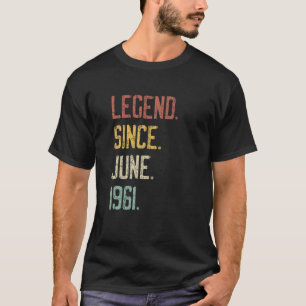 Camiseta 60.º Regalo De Cumpleaños Para Hombres Leyenda De 