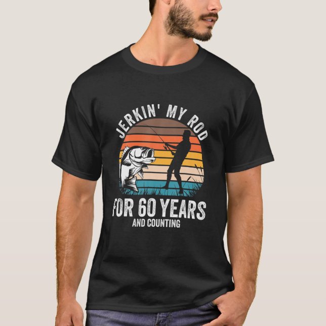 Camiseta 60.º Regalo De Cumpleaños Para Los Pescadores De L (Anverso)