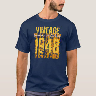 Camiseta 60-69 Regalo de cumpleaños Mejor V002 de 1948