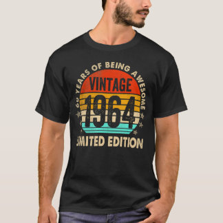 Camiseta 60 Aniversario De 1964 60 Años