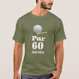 Camiseta 60 Aniversario del Golf con Bolas en Verde para go
