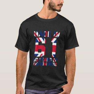 Camiseta 60 Aniversario Del Regalo Del Reino Unido Hombres 