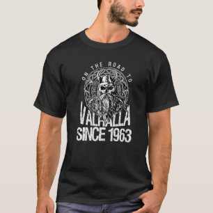 Camiseta 60 años 1963 cumpleaños Valhalla Viking Dad Premiu